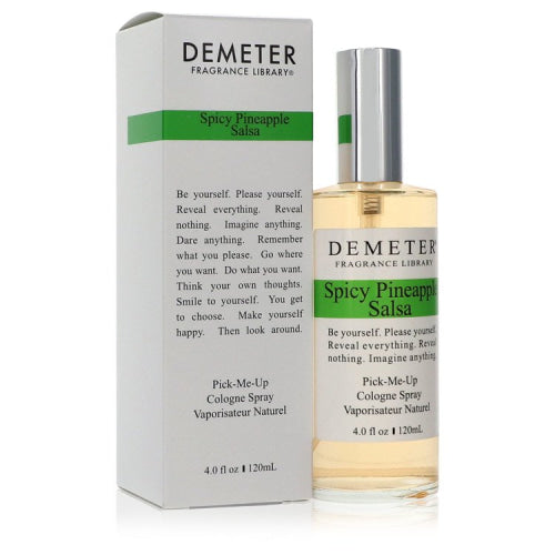 Demeter Spicy Pineapple Salsa by DemeterCologne Spray (Unisex) 4 oz 4 oz / 120 ml / Alcohol, Amber, Woody, Aldehyde, Oils Unisex