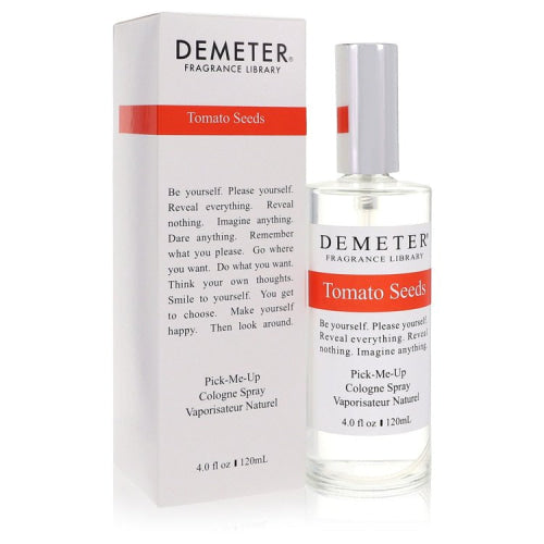 Demeter Tomato Seeds by DemeterCologne Spray 4 oz 4 oz / 120 ml / Alcohol, Amber, Woody, Aldehyde, Oils Women