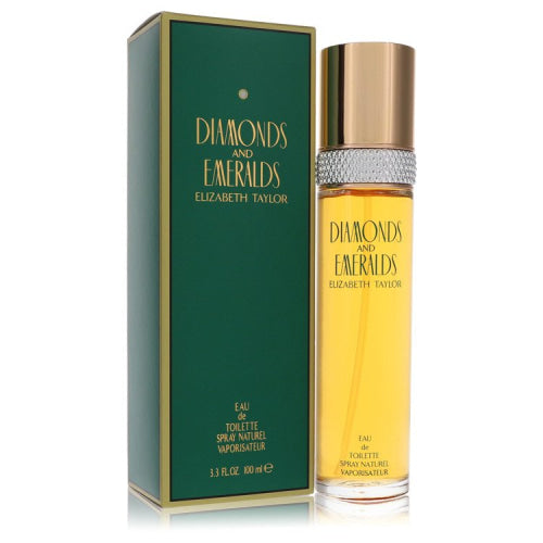 Diamonds & Emeralds by Elizabeth TaylorEau De Toilette Spray 3.3 oz 3.3 oz / 100 ml / Alcohol, Amber, Woody, Aldehyde, Oils Women
