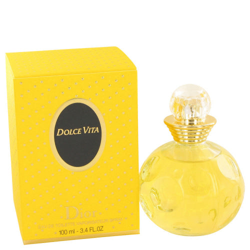 Dolce Vita by Christian DiorEau De Toilette Spray 3.4 oz 3.4 oz / 100 ml / Alcohol, Amber, Woody, Aldehyde, Oils Women