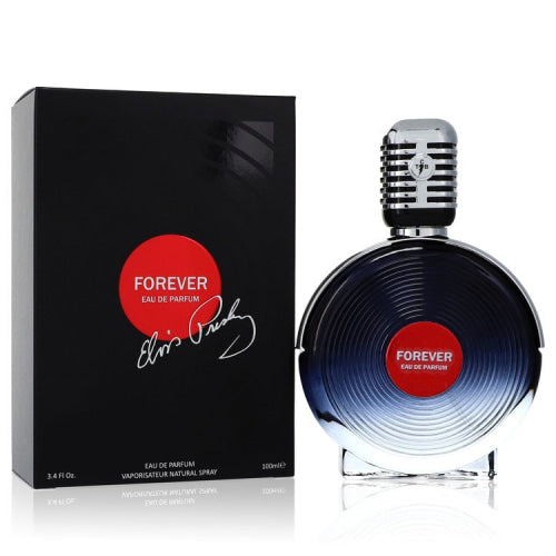 Elvis Presley Forever by Bellevue BrandsEau De Parfum Spray 3.4 oz 3.4 oz / 100 ml / Alcohol, Amber, Woody, Aldehyde, Oils Men