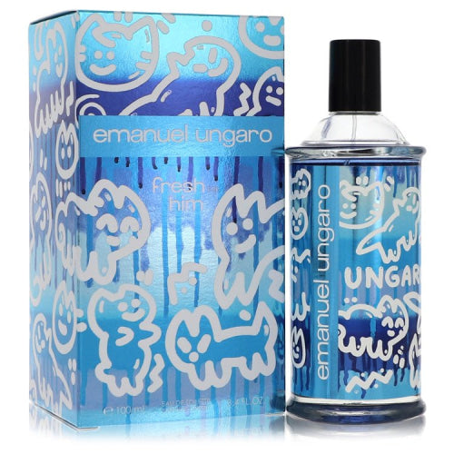 Emanuel Ungaro Fresh For Him by UngaroEau De Toilette Spray 3.4 oz 3.4 oz / 100 ml / Alcohol, Amber, Woody, Aldehyde, Oils Men