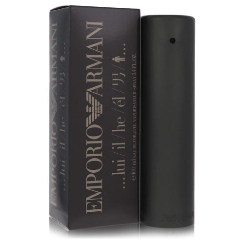 Emporio Armani by Giorgio ArmaniEau De Toilette Spray 3.4 oz 3.4 oz / 100 ml / Alcohol, Amber, Woody, Aldehyde, Oils Men