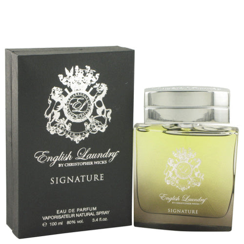 English Laundry Signature by English LaundryEau De Parfum Spray 3.4 oz 3.4 oz / 100 ml / Alcohol, Amber, Woody, Aldehyde, Oils Men