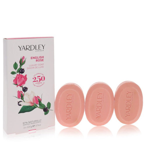 English Rose Yardley by Yardley London3 x 3.5 oz Luxury Soap 3.5 oz 3.5 oz / 104 ml / Alcohol, Amber, Woody, Aldehyde, Oils Women
