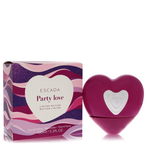 Escada Party Love by EscadaEau De Parfum Spray 3.3 oz 3.3 oz / 100 ml / Alcohol, Amber, Woody, Aldehyde, Oils Women