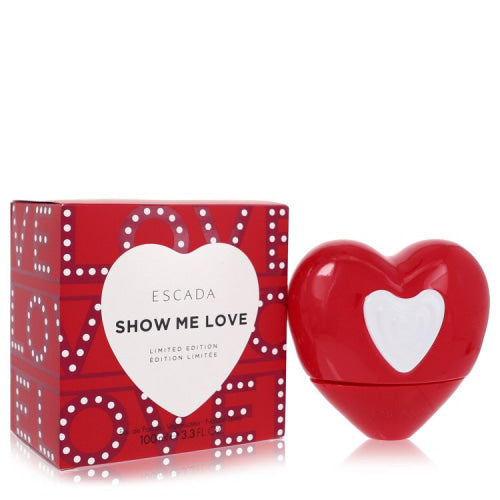 Escada Show Me Love by EscadaEau De Parfum Spray 3.3 oz 3.3 oz / 100 ml / Alcohol, Amber, Woody, Aldehyde, Oils Women