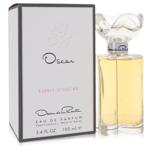 Esprit d’Oscar by Oscar De La RentaEau De Parfum Spray 3.4 oz 3.4 oz / 100 ml / Alcohol, Amber, Woody, Aldehyde, Oils Women