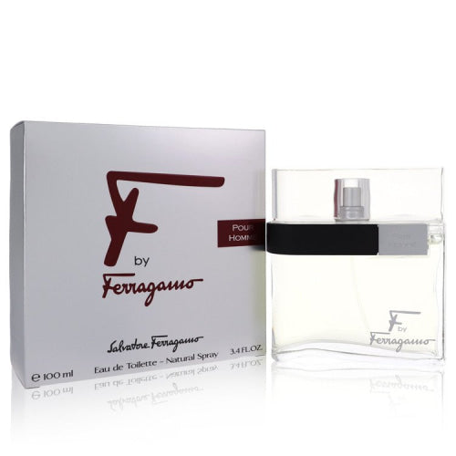 F by Salvatore FerragamoEau De Toilette Spray 3.4 oz 3.4 oz / 100 ml / Alcohol, Amber, Woody, Aldehyde, Oils Men