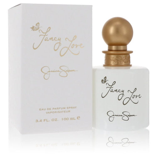 Fancy Love by Jessica SimpsonEau De Parfum Spray 3.4 oz 3.4 oz / 100 ml / Alcohol, Amber, Woody, Aldehyde, Oils Women