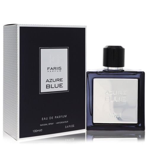 Fariis Azure Blue by Fariis ParfumEau De Parfum Spray 3.4 oz 3.4 oz / 100 ml / Alcohol, Amber, Woody, Aldehyde, Oils Men
