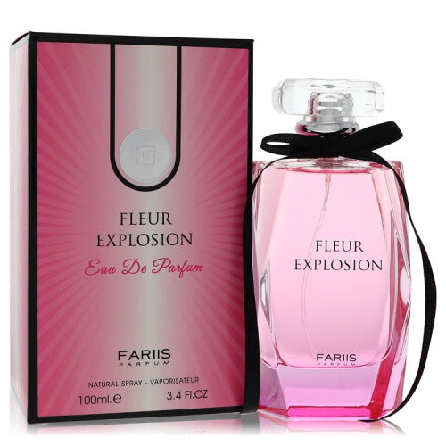 Fariis Fleur Explosion by Fariis ParfumEau De Parfum Spray 3.4 oz 3.4 oz / 100 ml / Alcohol, Amber, Woody, Aldehyde, Oils Women