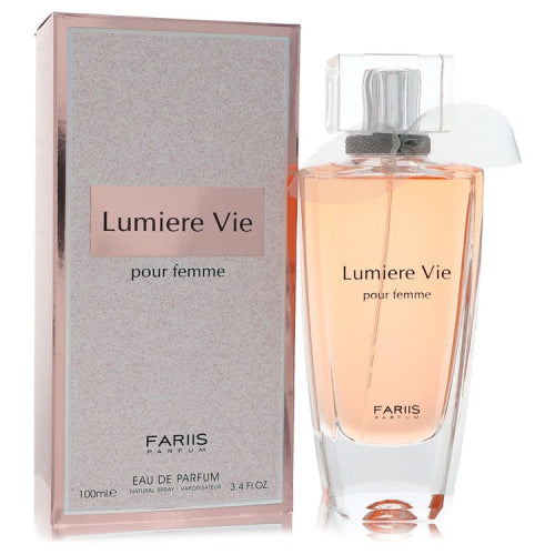 Fariis Lumiere Vie by Fariis ParfumEau De Parfum Spray 3.4 oz 3.4 oz / 100 ml / Alcohol, Amber, Woody, Aldehyde, Oils Women