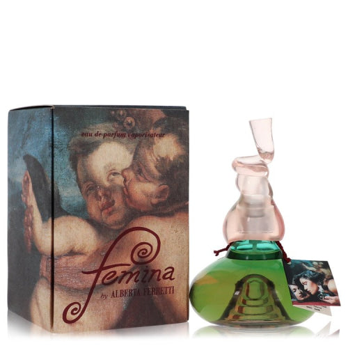 Femina by Alberta FerrettiEau De Parfum Spray 3.4 oz 3.4 oz / 100 ml / Alcohol, Amber, Woody, Aldehyde, Oils Women