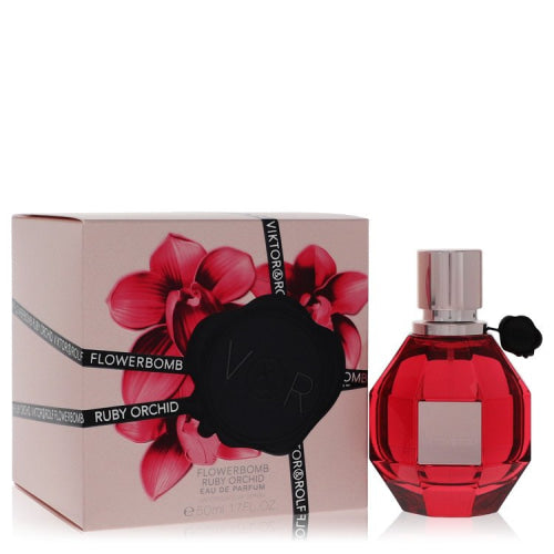 Flowerbomb Ruby Orchid by Viktor & RolfEau De Parfum Spray 1.7 oz 1.7 oz / 50 ml / Alcohol, Amber, Woody, Aldehyde, Oils Women