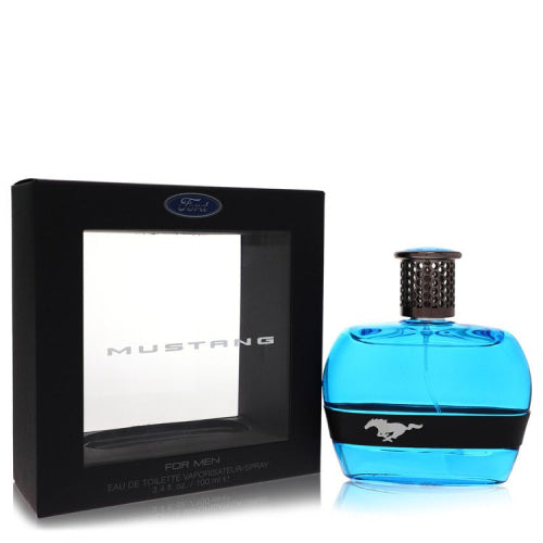 Ford Mustang Blue by Estee LauderEau De Toilette Spray 3.4 oz 3.4 oz / 100 ml / Alcohol, Amber, Woody, Aldehyde, Oils Men