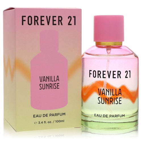 Forever 21 Vanilla Sunrise by Forever 21Eau De Parfum Spray 3.4 oz 3.4 oz / 100 ml / Alcohol, Amber, Woody, Aldehyde, Oils Women