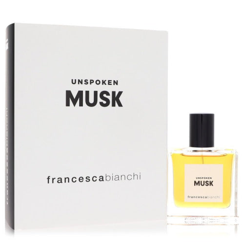 Francesca Bianchi Unspoken Musk by Francesca BianchiExtrait De Parfum Spray (Unisex) 1 oz 1 oz / 30 ml / Alcohol, Amber, Woody, Aldehyde,