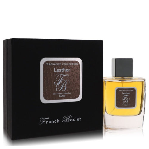 Franck Boclet Leather by Franck BocletEau De Parfum Spray 3.4 oz 3.4 oz / 100 ml / Alcohol, Amber, Woody, Aldehyde, Oils Men