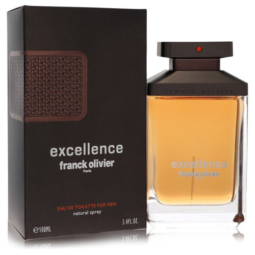 Franck Olivier Excellence by Franck OlivierEau De Toilette Spray 3.4 oz 3.4 oz / 100 ml / Alcohol, Amber, Woody, Aldehyde, Oils Men