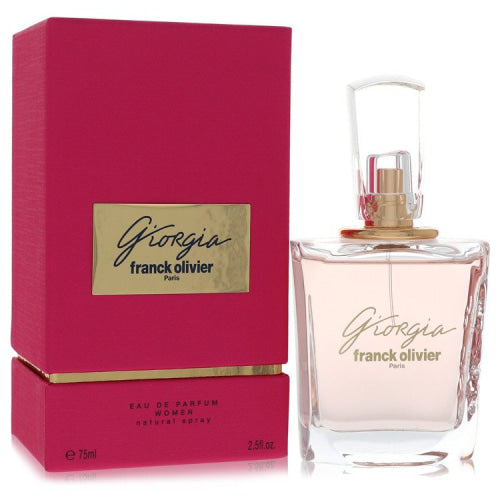 Franck Olivier Giorgia by Franck OlivierEau De Parfum Spray 2.5 oz 2.5 oz / 75 ml / Alcohol, Amber, Woody, Aldehyde, Oils Women