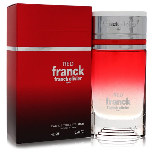 Franck Olivier Red Franck by Franck OlivierEau De Toilette Spray 2.5 oz 2.5 oz / 75 ml / Alcohol, Amber, Woody, Aldehyde, Oils Men