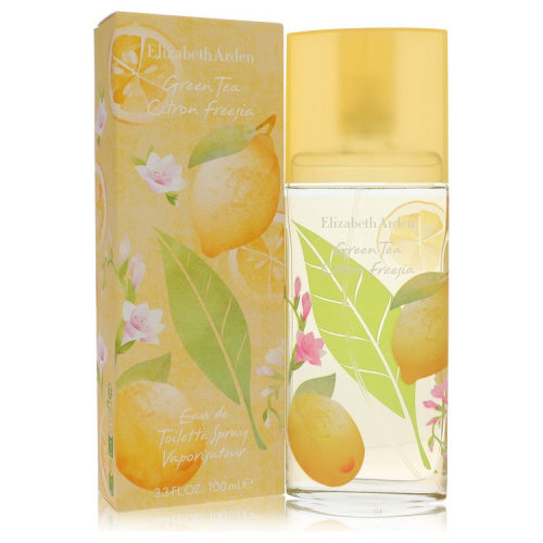 Green Tea Citron Freesia by Elizabeth ArdenEau De Toilette Spray 3.4 oz 3.4 oz / 100 ml / Alcohol, Amber, Woody, Aldehyde, Oils Women