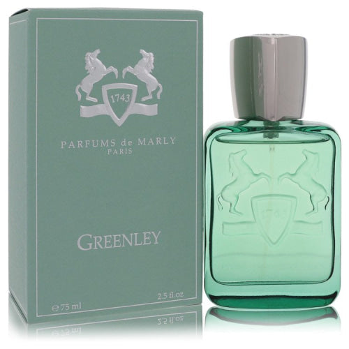Greenley by Parfums De MarlyEau De Parfum Spray (Unisex) 2.5 oz 2.5 oz / 75 ml / Alcohol, Amber, Woody, Aldehyde, Oils Unisex