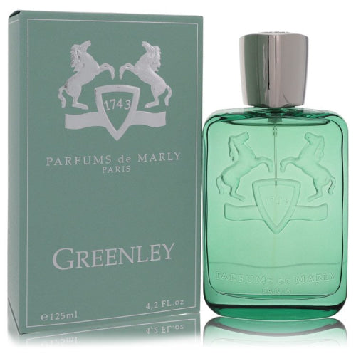 Greenley by Parfums De MarlyEau De Parfum Spray (Unisex) 4.2 oz 4.2 oz / 125 ml / Alcohol, Amber, Woody, Aldehyde, Oils Unisex