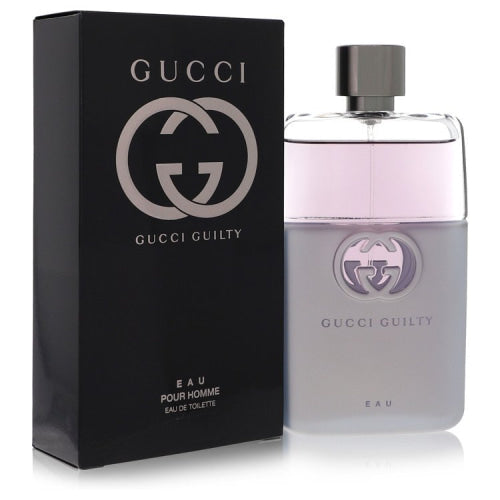 Gucci Guilty Eau by GucciEau De Toilette Spray 3 oz 3 oz / 90 ml / Alcohol, Amber, Woody, Aldehyde, Oils Men
