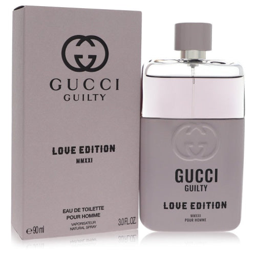 Gucci Guilty Love Edition MMXXI by GucciEau De Toilette Spray 3 oz 3 oz / 90 ml / Alcohol, Amber, Woody, Aldehyde, Oils Men