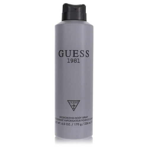 Guess 1981 by GuessBody Spray 6 oz 6 oz / 177 ml / Alcohol, Amber, Woody, Aldehyde, Oils Men