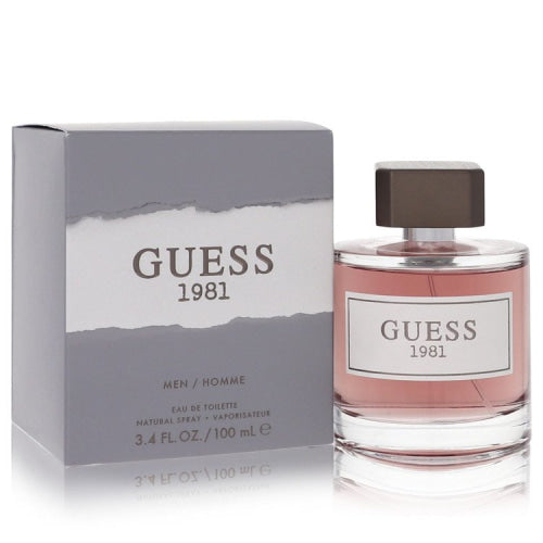 Guess 1981 by GuessEau De Toilette Spray 3.4 oz 3.4 oz / 100 ml / Alcohol, Amber, Woody, Aldehyde, Oils Men
