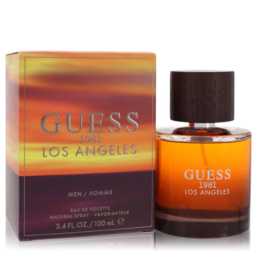Guess 1981 Los Angeles by GuessEau De Toilette Spray 3.4 oz 3.4 oz / 100 ml / Alcohol, Amber, Woody, Aldehyde, Oils Men