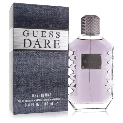 Guess Dare by GuessEau De Toilette Spray 3.4 oz 3.4 oz / 100 ml / Alcohol, Amber, Woody, Aldehyde, Oils Men