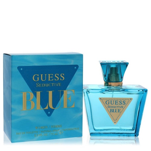 Guess Seductive Blue by GuessEau De Toilette Spray 2.5 oz 2.5 oz / 75 ml / Alcohol, Amber, Woody, Aldehyde, Oils Women