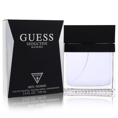Guess Seductive by GuessEau De Toilette Spray 3.4 oz 3.4 oz / 100 ml / Alcohol, Amber, Woody, Aldehyde, Oils Men