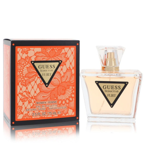 Guess Seductive Flirt by GuessEau De Toilette Spray 2.5 oz 2.5 oz / 75 ml / Alcohol, Amber, Woody, Aldehyde, Oils Women