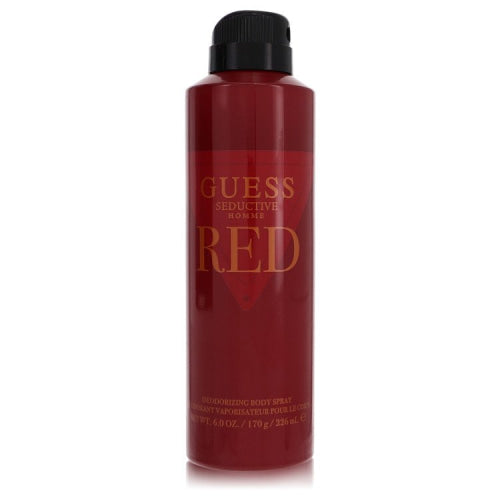 Guess Seductive Homme Red by GuessBody Spray 6 oz 6 oz / 177 ml / Alcohol, Amber, Woody, Aldehyde, Oils Men