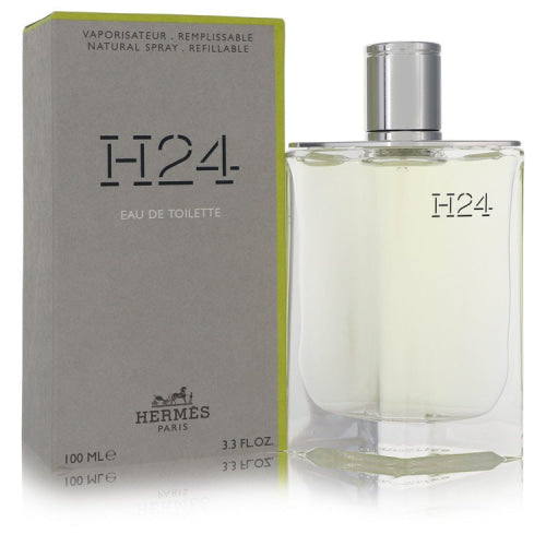 H24 by HermesEau De Toilette Refillable Spray 3.3 oz 3.3 oz / 100 ml / Alcohol, Amber, Woody, Aldehyde, Oils Men