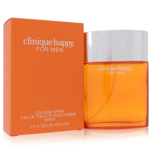 Happy by CliniqueCologne Spray 3.4 oz 3.4 oz / 100 ml / Alcohol, Amber, Woody, Aldehyde, Oils Men