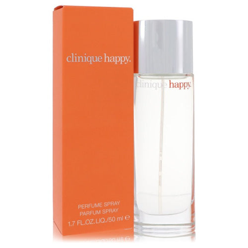 Happy by CliniqueEau De Parfum Spray 1.7 oz 1.7 oz / 50 ml / Alcohol, Amber, Woody, Aldehyde, Oils Women