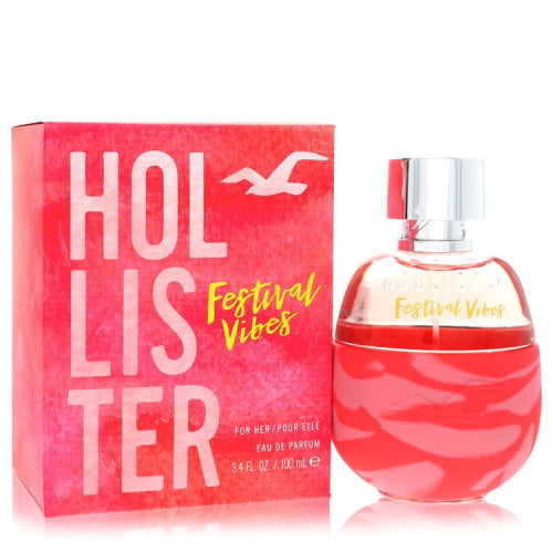 Hollister Festival Vibes by HollisterEau De Parfum Spray 3.4 oz 3.4 oz / 100 ml / Alcohol, Amber, Woody, Aldehyde, Oils Women