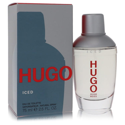 Hugo Iced by Hugo BossEau De Toilette Spray 2.5 oz 2.5 oz / 75 ml / Alcohol, Amber, Woody, Aldehyde, Oils Men