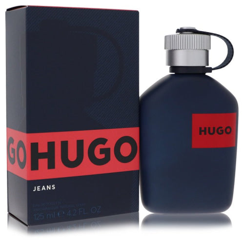 Hugo Jeans by Hugo BossEau De Toilette Spray 4.2 oz 4.2 oz / 125 ml / Alcohol, Amber, Woody, Aldehyde, Oils Men