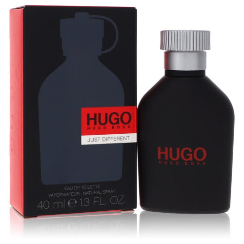 Hugo Just Different by Hugo BossEau De Toilette Spray 1.3 oz 1.3 oz / 38 ml / Alcohol, Amber, Woody, Aldehyde, Oils Men