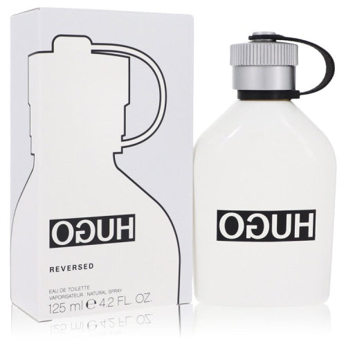 Hugo Reversed by Hugo BossEau De Toilette Spray 4.2 oz 4.2 oz / 125 ml / Alcohol, Amber, Woody, Aldehyde, Oils Men