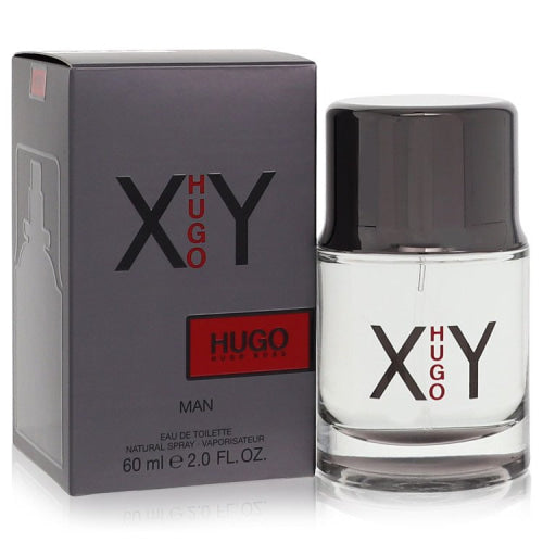 Hugo XY by Hugo BossEau De Toilette Spray 2 oz 2 oz / 60 ml / Alcohol, Amber, Woody, Aldehyde, Oils Men