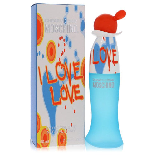 I Love Love by MoschinoEau De Toilette Spray 1.7 oz 1.7 oz / 50 ml / Alcohol, Amber, Woody, Aldehyde, Oils Women