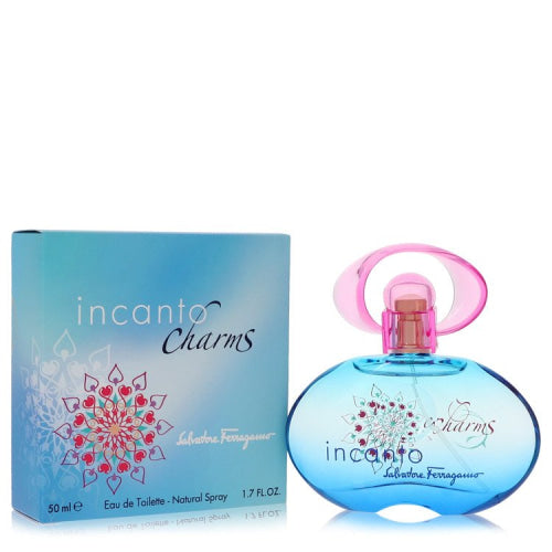 Incanto Charms by Salvatore FerragamoEau De Toilette Spray 1.7 oz 1.7 oz / 50 ml / Alcohol, Amber, Woody, Aldehyde, Oils Women